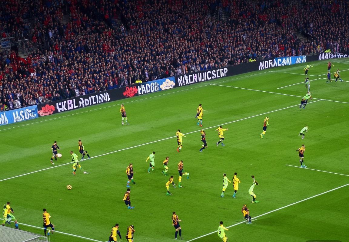 巴塞罗那VS里昂：经典对决精彩瞬间与战术解析